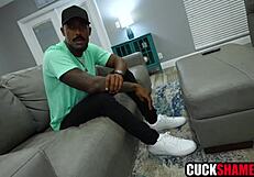 i'm watching my wife squirt all over that huge black cock - it's insane!!