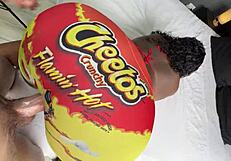 imagine fucking this big ass ebony through her tight yoga pants hole