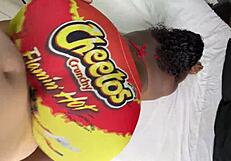 imagine fucking this big ass ebony through her tight yoga pants hole