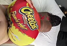 imagine fucking this big ass ebony through her tight yoga pants hole