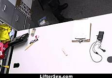 Officer Dorian Catches Teen Thief with Sneakers and Takes Her Back for Hard Questioning