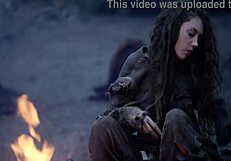 hey campire fantasy baremaiden what if i cum on your small tits outdoors