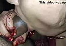 oh god janvibhabhi's mind-blowing deepthroat blowjob has me exploding for her sexy lips