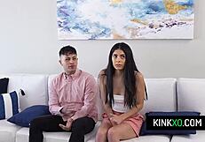 hot stepmom jasmine daze and stepdaughter angel gostosa fuck their neighbor together 😈🔥