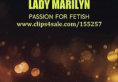 Slave johnny's nylon-clad feet tease with slow, seductive strokes