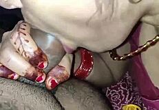 oh god janvibhabhi's mind-blowing deepthroat blowjob has me exploding for her sexy lips