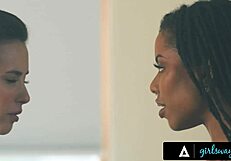 Casey Calvert Drills Kira Noir's Ebony Ass with Strap-On for Erotic Novel Fuel