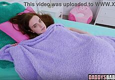 stepdaughter gives stepdad her virginity as special gift in taboo scene