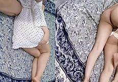 desi hubby and wifey get cozy doggy style