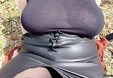 Strolling With Stepmom She FLASHES Huge Tits And Teases Publicly