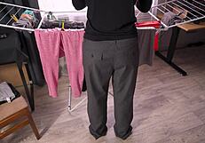 wife's panties slip for sneaky voyeur thrill