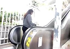 Pregnant slut deepthroats bbc outdoors in public daylight