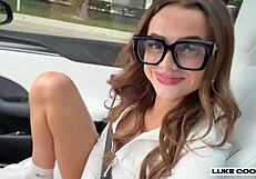 Teaching Stepsis Driving Turns Into Wild Cock Ride