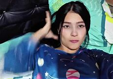 Colombian couple's homemade hotel room creampie with big tits bouncing