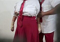 indian college students sneak off for naughty fun and steamy sex in free time