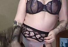 Dancing Clothes Off to Explosive Squirt Cum