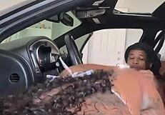 Ebony babe slurps sloppy wet bbc bareback creampie doggystyle missionary riding pov facial