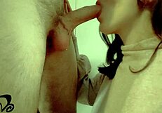 Mouth Closed and Stuffed Full with Cum - Elivalove's Blowjob