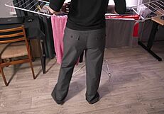 wife's panties slip for sneaky voyeur thrill