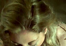 Milf sucks husband cock to messy climax