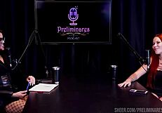 Carla Santos' Hottest BDSM Tease And Orgasm Moments In Red Sheer