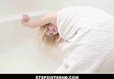 hot tiny blonde stepsis gets stuck and fucked pov by stepbro helping find ring