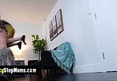 Miss Raquel Performs Milf Fertility Ritual Then Takes Rough Pounding