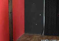 Adorable Czech Teen Stripped And Fucked Hard In Supermarket POV