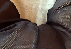 Wow, Gretala Flashes Her Trimmed Mature Pussy!