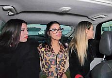 lucky uber driver pounds three latinas' asses for fare