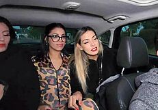 lucky uber driver pounds three latinas' asses for fare