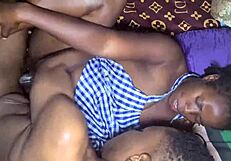 nigerian pussy gets roughly pounded hard