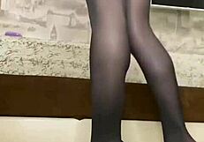 russian mistress in heels dominates with foot fetish pov femdom control