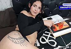 Tattooed Latina Stepsister Begs for Doggystyle Pounding in Homemade