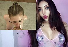Horny big tits latina teen masturbates to orgasm pov