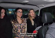 lucky uber driver pounds three latinas' asses for fare