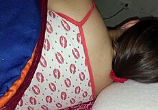 Chubby Wife in Sheer See-Through Gets Groped Full On by Stranger While Hubby Watches!