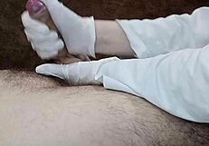 Nurse Milks Huge Cock Cum in Private Clinic