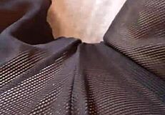 Wow, Gretala Flashes Her Trimmed Mature Pussy!
