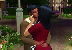 black guy bends latina over for condom doggystyle pussy kissing fuck