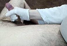 Nurse Milks Huge Cock Cum in Private Clinic