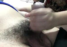 Pounding Filipina Girlfriend's Throat with Massive Load