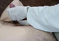 Nurse Milks Huge Cock Cum in Private Clinic