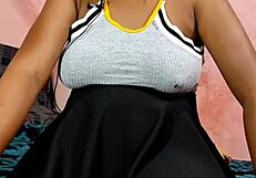 Beautiful horny amateur babe roleplays punishment sex with neighbor boyfriend