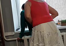 two lesbians caught masturbating by teacher... so wet!!