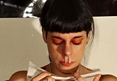 Hungarian Teen Sneezes Out Huge Snot in Kinky Fetish POV! HD Pt1