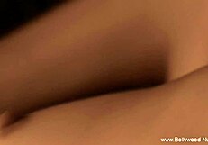 Bollywood brunette teases erotic nude body sensually