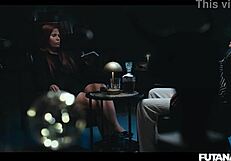 imagine this huge boobs milf in a wild gender swap shalina devine meets her redhead lady boss