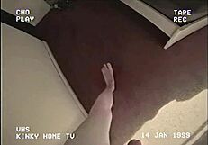 vintage homemade couple sex tape with cum on wife's big tits