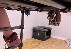 how long have you been caged waiting for anal fisting punishment slut?